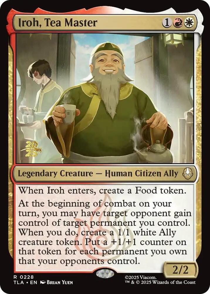 Iroh Tea Master 228 (Prerelease Cards)  - Foil | Good Games Adelaide SA