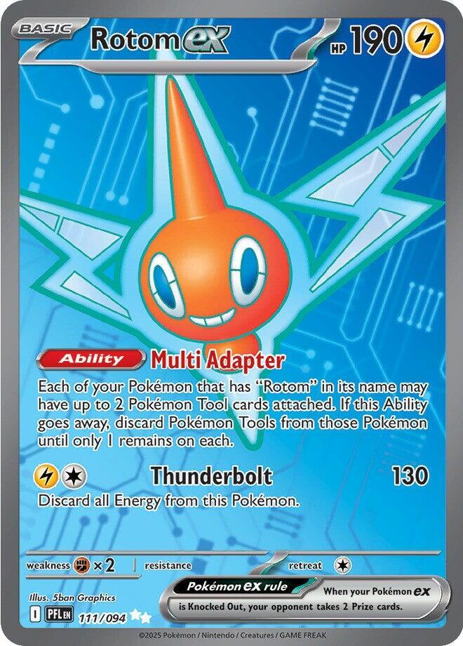 Rotom ex 111 094 111/094 (ME02: Phantasmal Flames)  - Holofoil | Good Games Adelaide SA