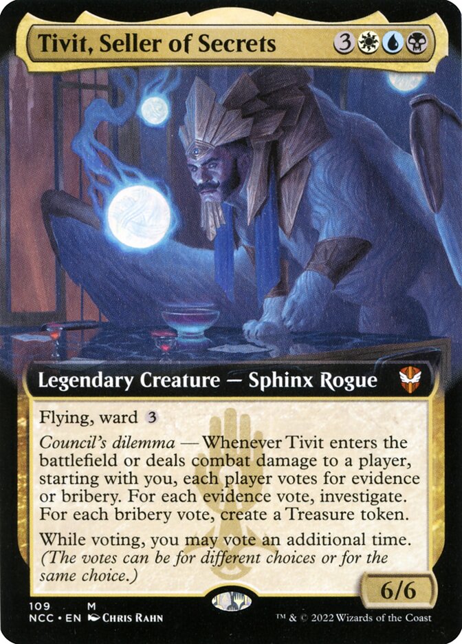 Tivit, Seller of Secrets 109 (Commander: Streets of New Capenna)  - Foil | Good Games Adelaide SA