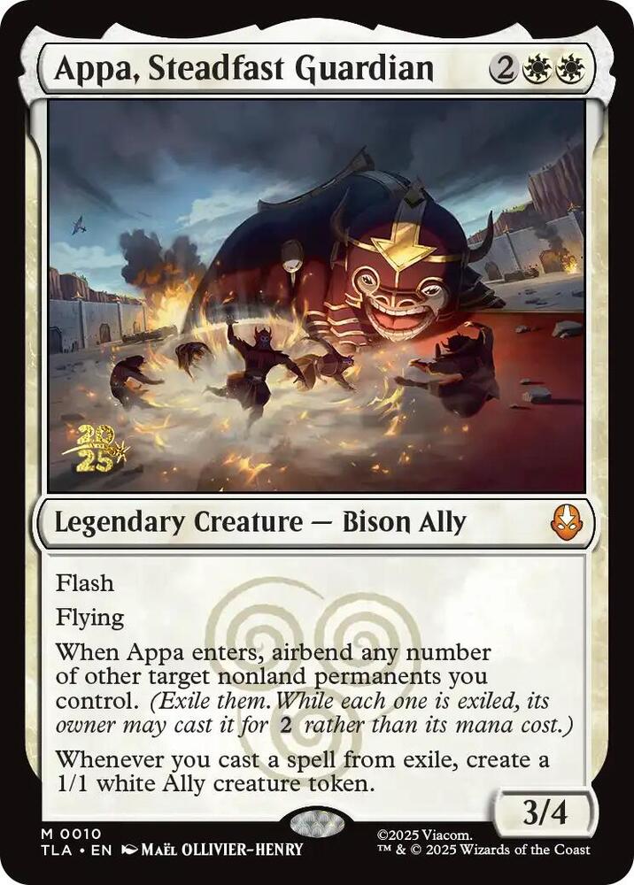 Appa, Steadfast Guardian 10 (Prerelease Cards)  - PreRelease Foil | Good Games Adelaide SA