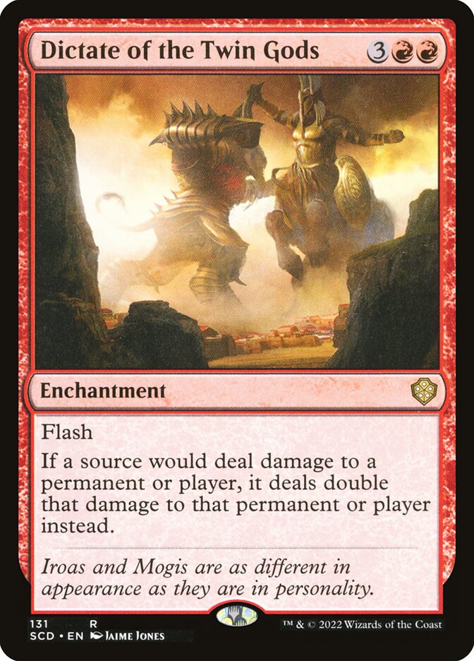 Dictate of the Twin Gods 131 (Starter Commander Decks)  | Good Games Adelaide SA