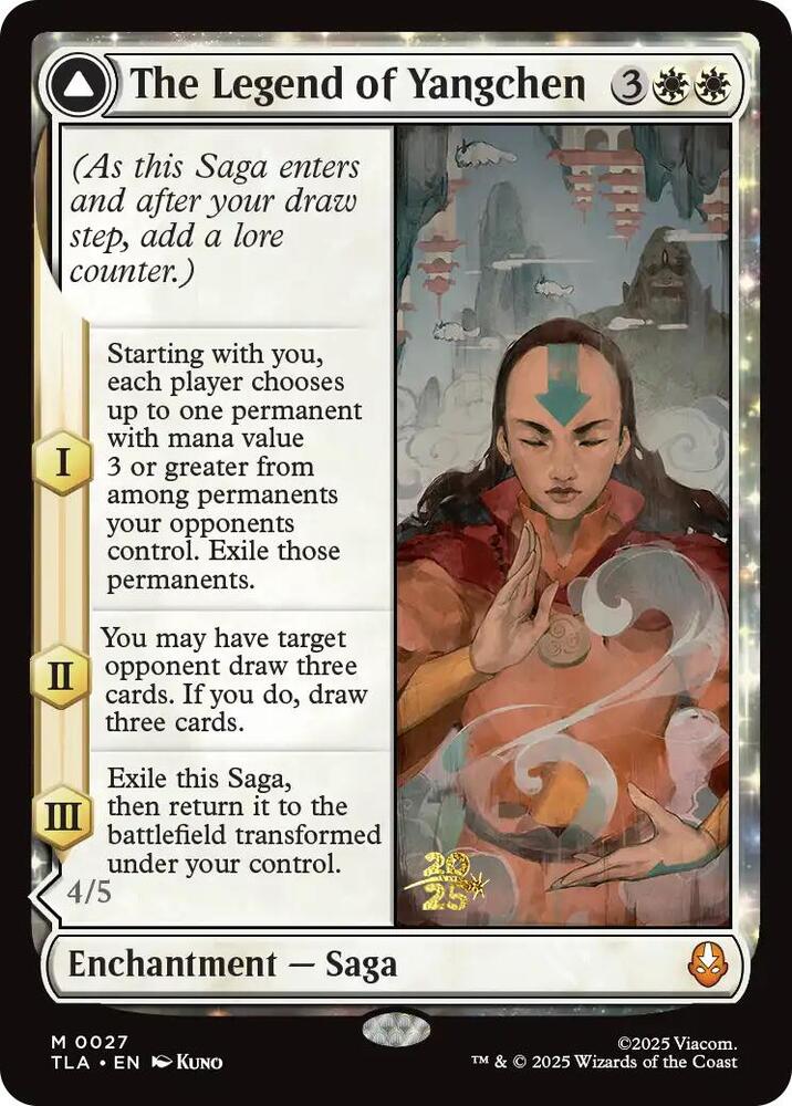 The Legend of Yangchen 27 (Prerelease Cards)  - Foil | Good Games Adelaide SA