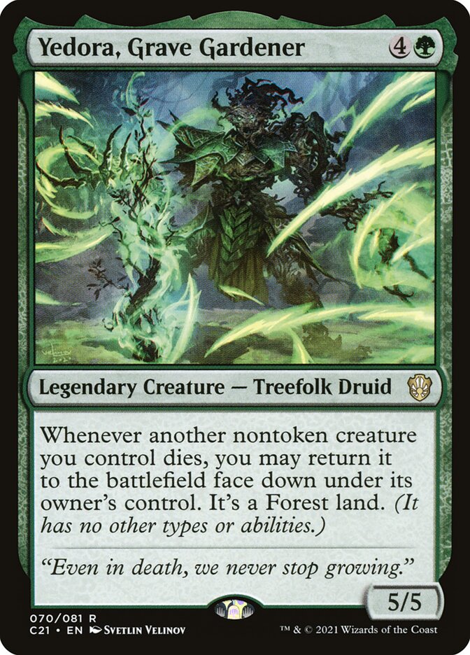 Yedora, Grave Gardener 70 (Commander 2021)  | Good Games Adelaide SA