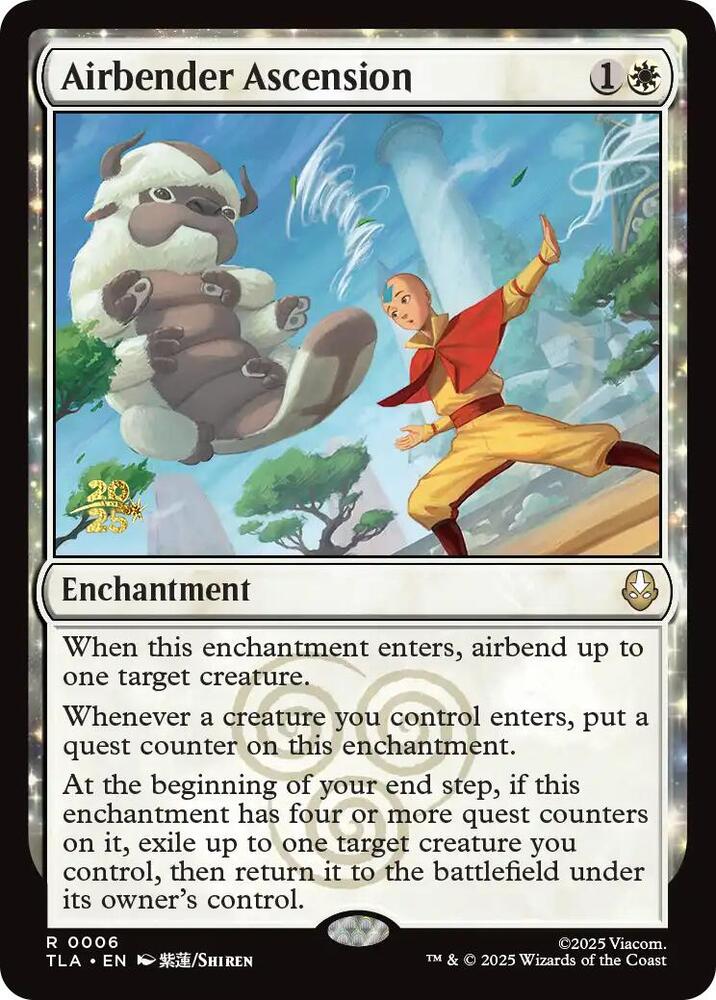 Airbender Ascension 6 (Prerelease Cards)  - Foil | Good Games Adelaide SA