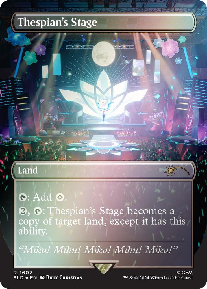 Thespians Stage 1607 Rainbow Foil 1607 (Secret Lair Drop Series)  - Foil | Good Games Adelaide SA