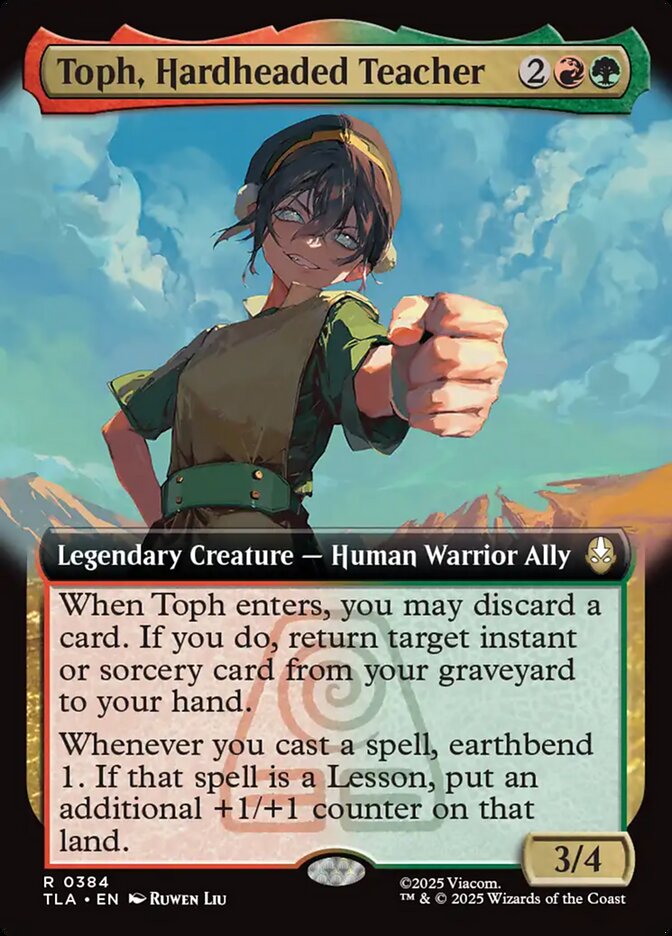 Toph, Hardheaded Teacher  384/286 (Avatar: The Last Airbender)  - Extended Art Foil | Good Games Adelaide SA