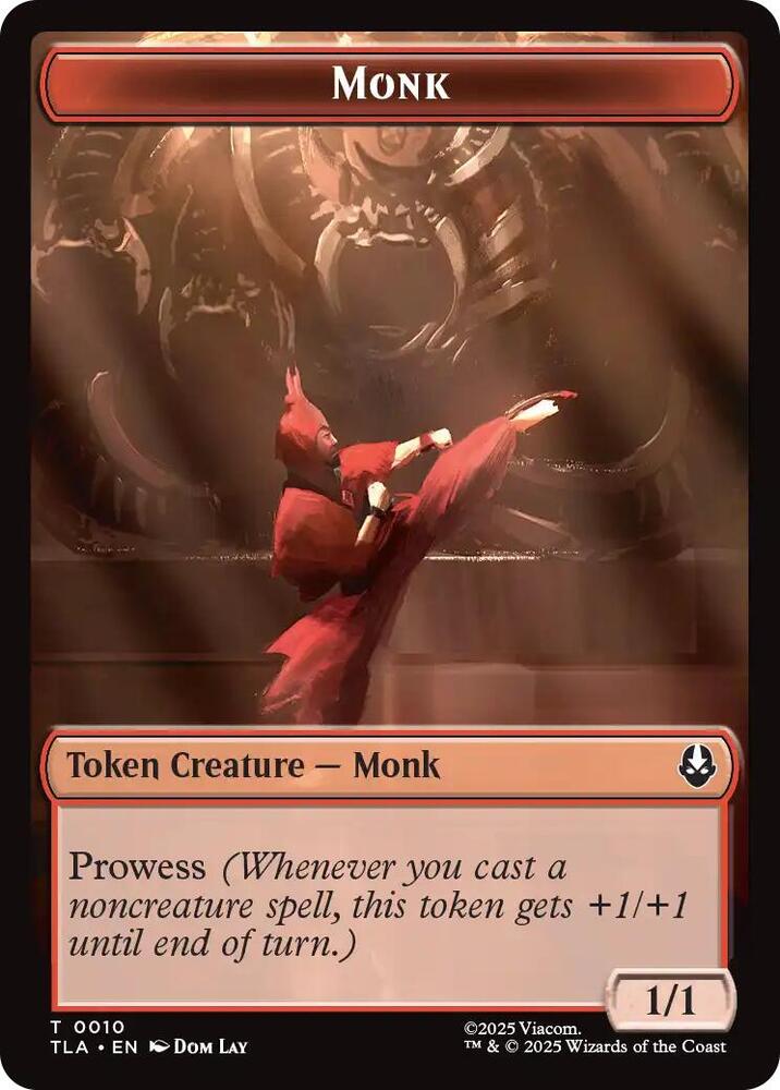 Monk Food 0021 Double Sided Token 10 // 21 (Avatar: The Last Airbender)  - Foil | Good Games Adelaide SA