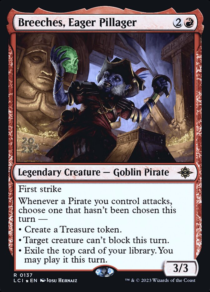 Breeches, Eager Pillager 137 (Prerelease Cards)  - Foil | Good Games Adelaide SA