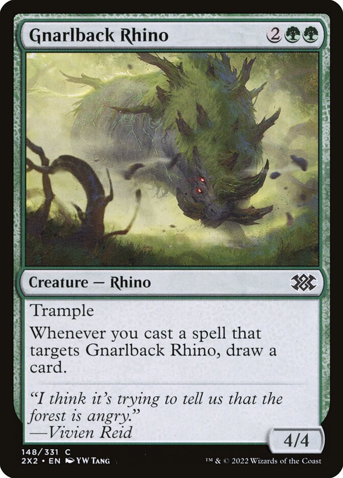 Gnarlback Rhino 148 (Double Masters 2022)  | Good Games Adelaide SA