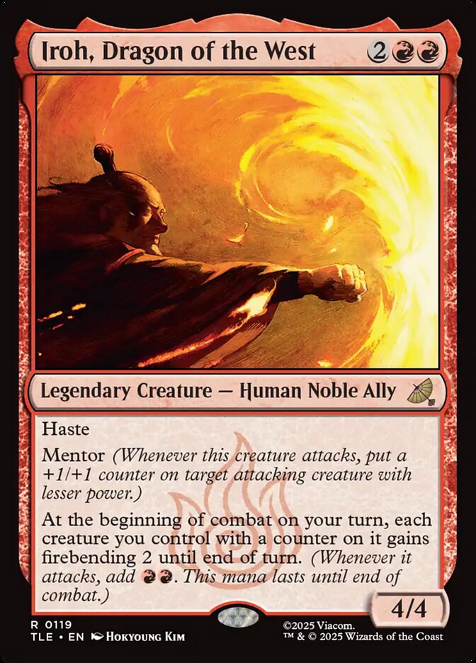 Iroh, Dragon of the West 119 (Avatar: The Last Airbender: Eternal-Legal)  - Foil | Good Games Adelaide SA