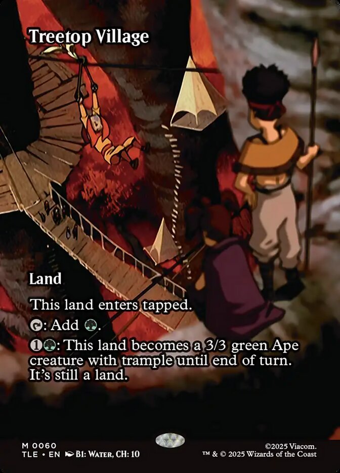 Treetop Village 60/0 (Avatar: The Last Airbender: Eternal-Legal)  - Borderless Foil | Good Games Adelaide SA