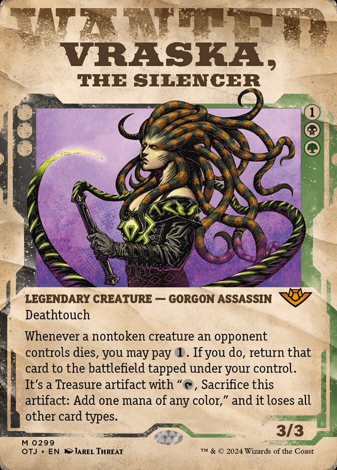 Vraska, the Silencer 299/286 (Outlaws of Thunder Junction)  - Showcase | Good Games Adelaide SA