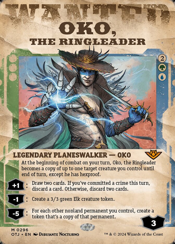 Oko, the Ringleader 296 (Outlaws of Thunder Junction)  - Foil | Good Games Adelaide SA