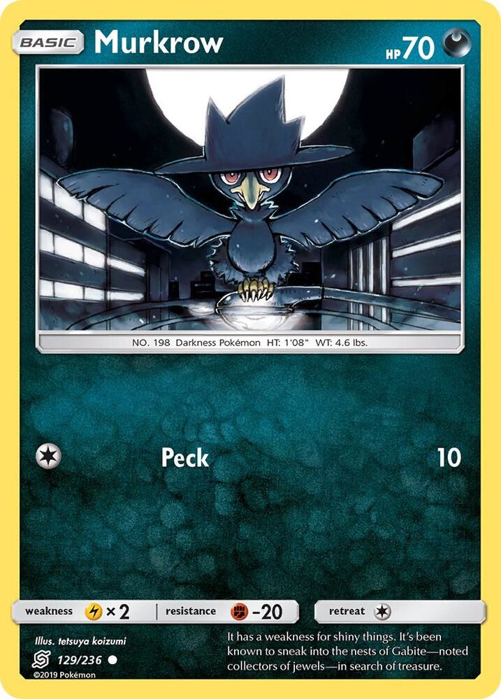 Murkrow 129/236 (SM - Unified Minds)  | Good Games Adelaide SA