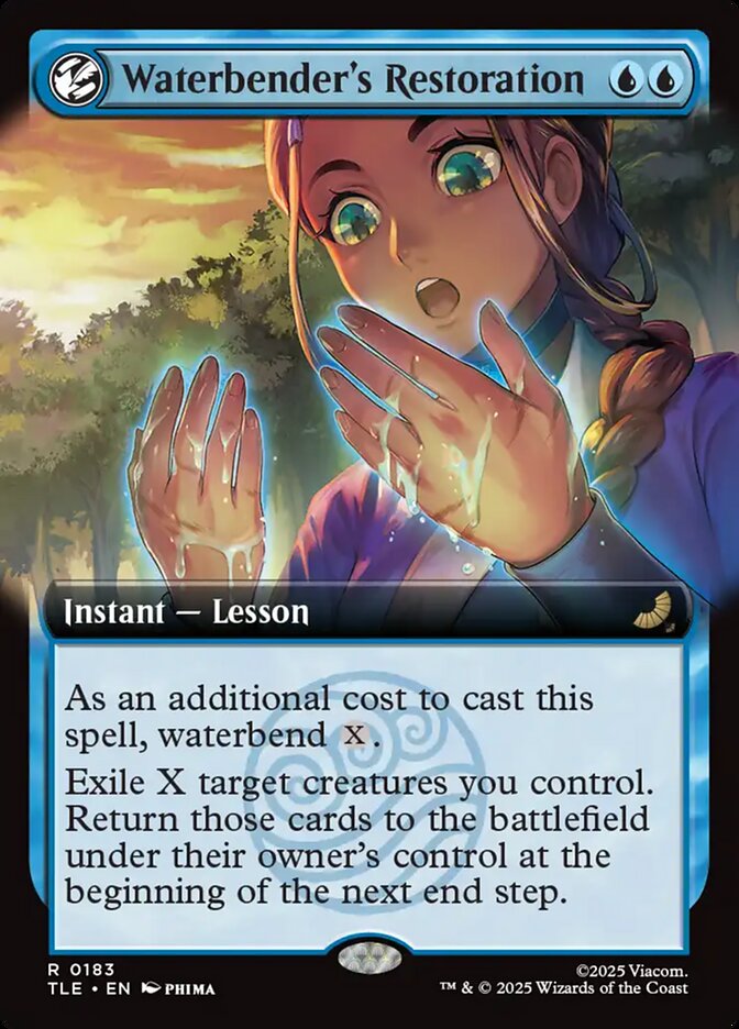 Waterbenders Restoration Extended Art 183 (Avatar: The Last Airbender: Eternal-Legal)  | Good Games Adelaide SA