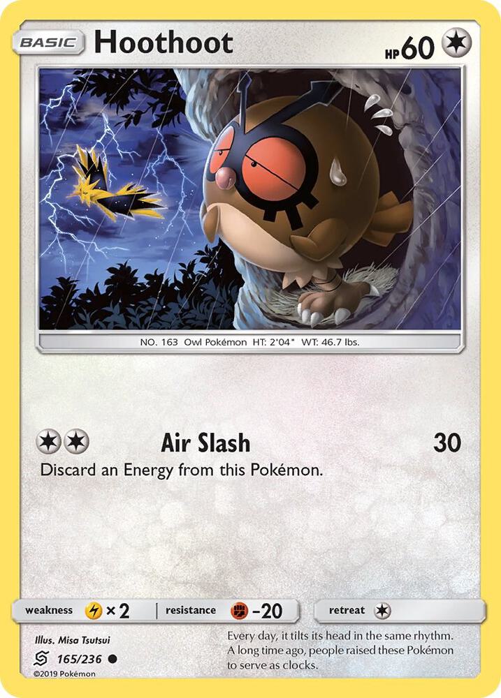 Hoothoot 165/236 (SM - Unified Minds)  | Good Games Adelaide SA