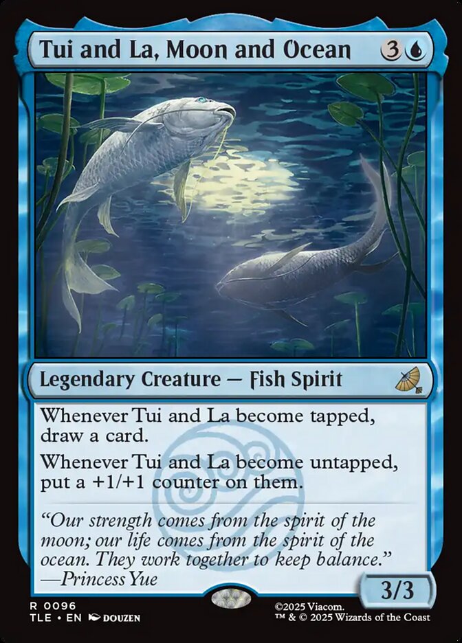 Tui and La, Moon and Ocean 96 (Avatar: The Last Airbender: Eternal-Legal)  - Foil | Good Games Adelaide SA