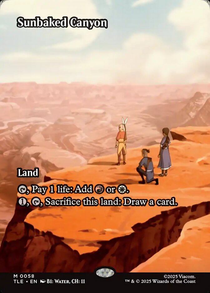 Sunbaked Canyon 58 (Avatar: The Last Airbender: Eternal-Legal)  | Good Games Adelaide SA