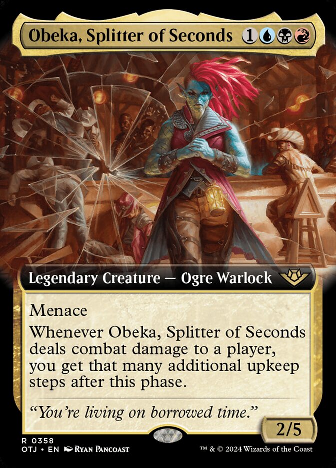 Obeka, Splitter of Seconds 358 (Outlaws of Thunder Junction)  - Foil | Good Games Adelaide SA