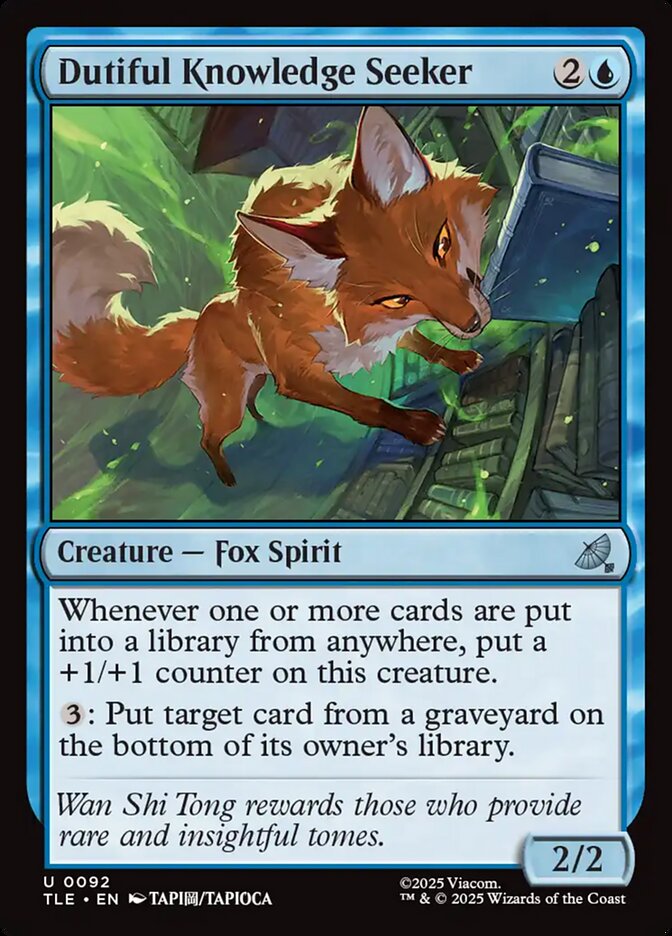 Dutiful Knowledge Seeker 92 (Avatar: The Last Airbender: Eternal-Legal)  - Foil | Good Games Adelaide SA