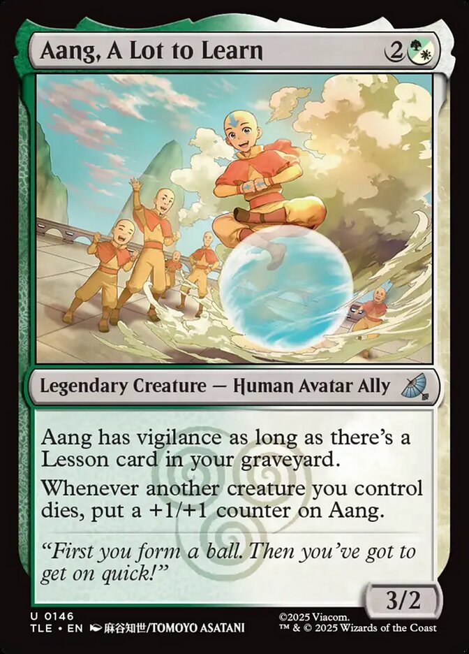Aang, A Lot to Learn 146 (Avatar: The Last Airbender: Eternal-Legal)  - Foil | Good Games Adelaide SA