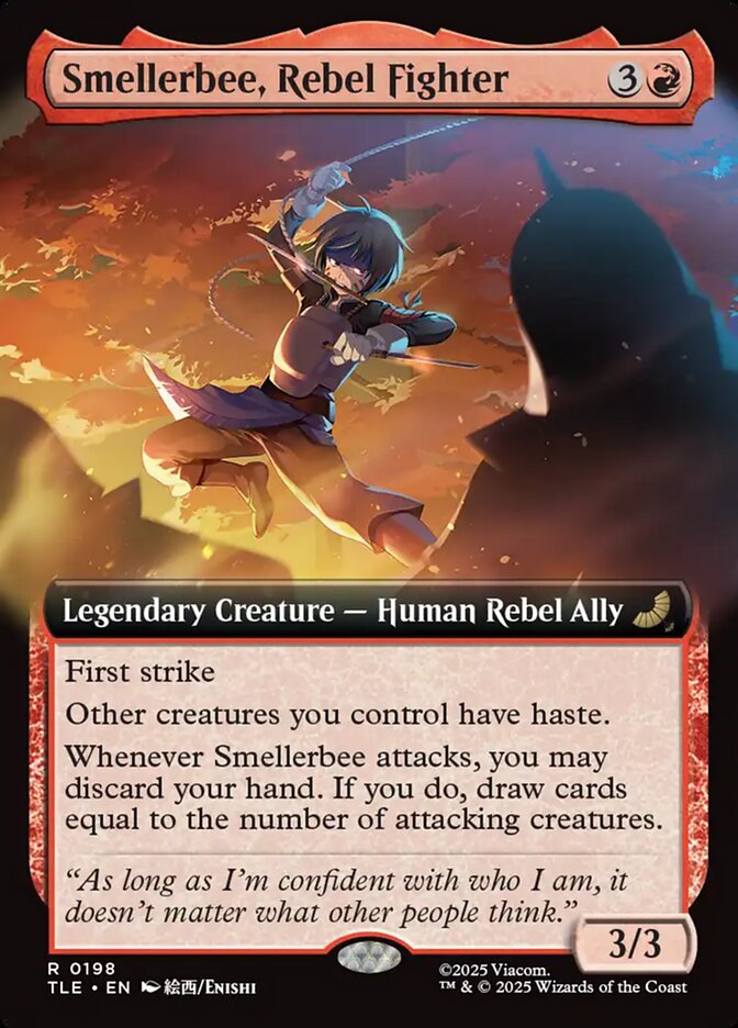 Smellerbee, Rebel Fighter 198/0 (Avatar: The Last Airbender: Eternal-Legal)  - Extended Art | Good Games Adelaide SA