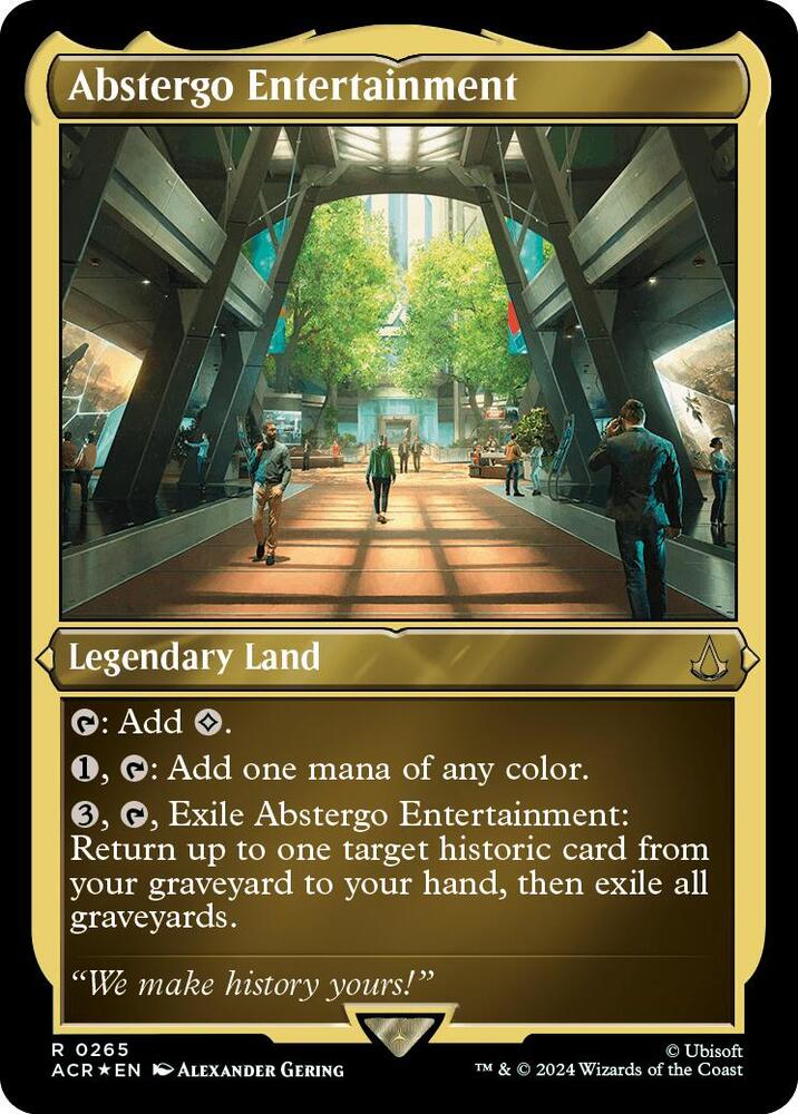 Abstergo Entertainment 265 (Universes Beyond: Assassin's Creed)  - Foil | Good Games Adelaide SA
