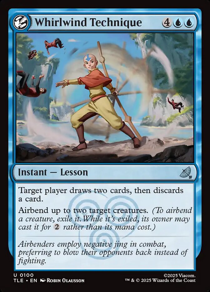 Whirlwind Technique 100 (Avatar: The Last Airbender: Eternal-Legal)  - Foil | Good Games Adelaide SA