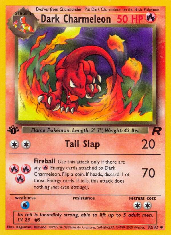 Dark Charmeleon 32/82 (Team Rocket)  - 1st Edition | Good Games Adelaide SA