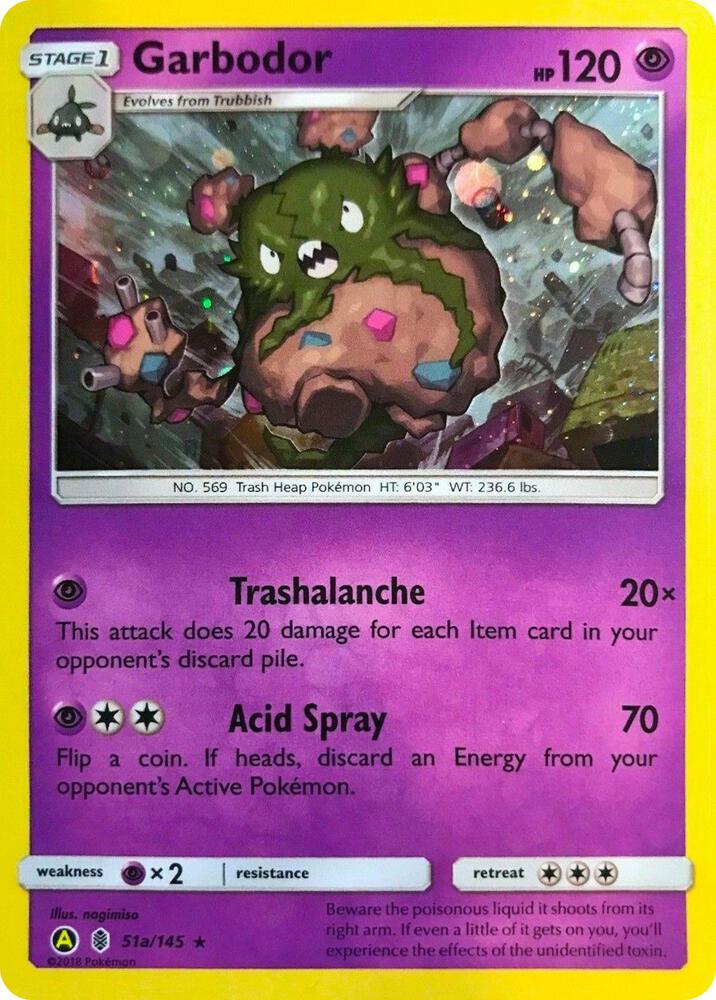 Garbodor 051a/145 (Alternate Art Promos)  - Holofoil | Good Games Adelaide SA