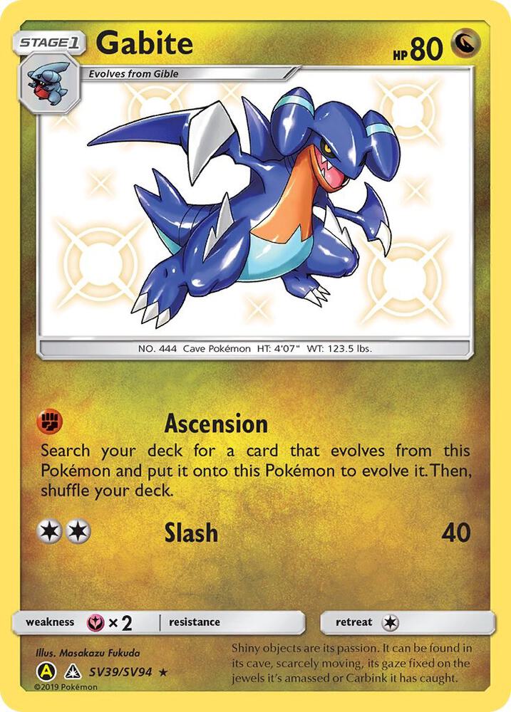 Gabite SV39/SV94 (Hidden Fates: Shiny Vault)  - Holofoil | Good Games Adelaide SA