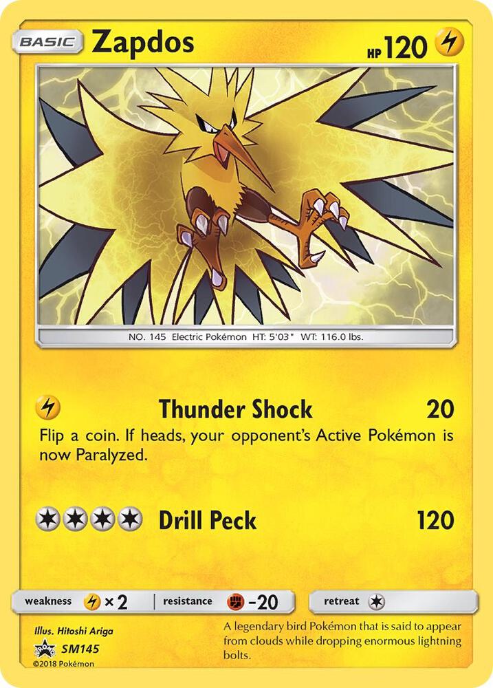 Zapdos SM145 (SM Promos)  - Holofoil | Good Games Adelaide SA