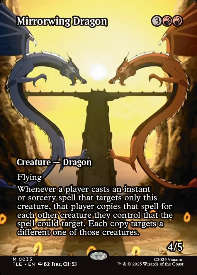 Mirrorwing Dragon 33 (Avatar: The Last Airbender: Eternal-Legal)  - Foil | Good Games Adelaide SA