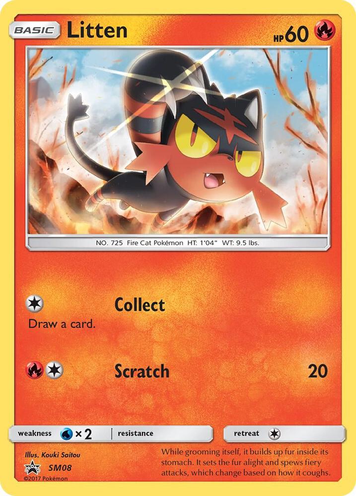 Litten SM08 (SM Promos)  - Holofoil | Good Games Adelaide SA