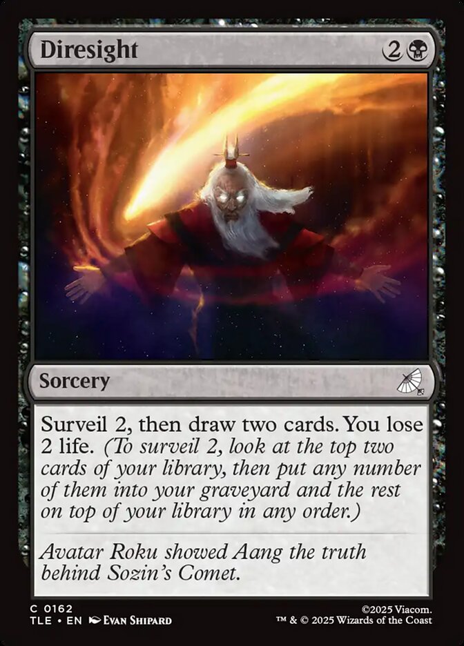 Diresight 162 (Avatar: The Last Airbender: Eternal-Legal)  - Foil | Good Games Adelaide SA