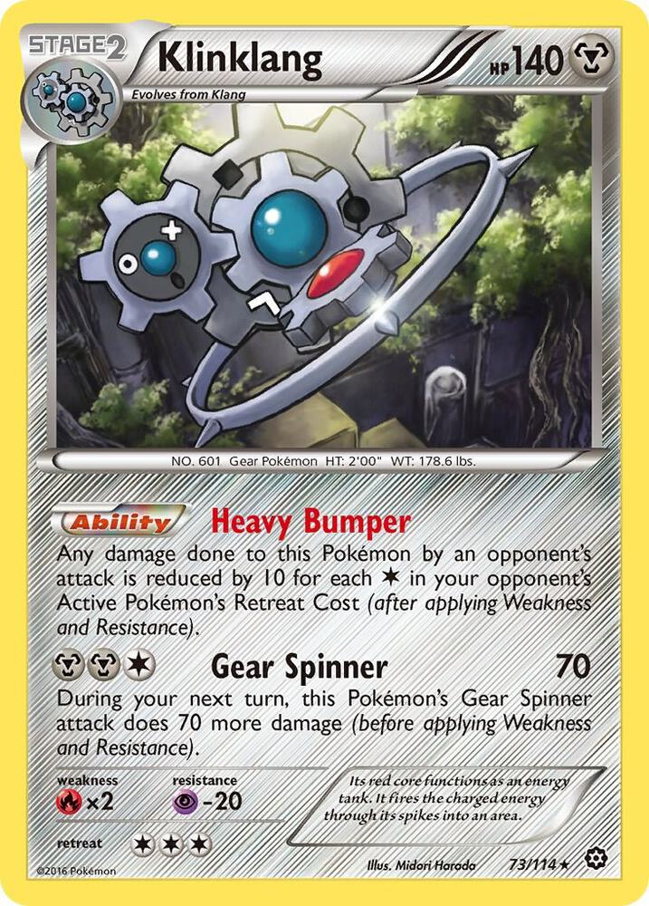 Klinklang 73/114 (XY - Steam Siege)  - Holofoil | Good Games Adelaide SA