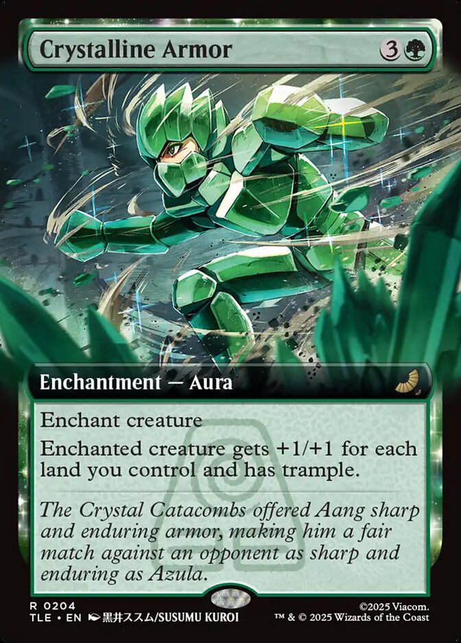 Crystalline Armor 204/0 (Avatar: The Last Airbender: Eternal-Legal)  - Extended Art Foil | Good Games Adelaide SA