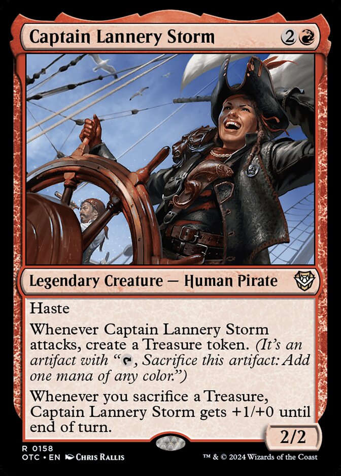 Captain Lannery Storm 158 (Commander: Outlaws of Thunder Junction)  | Good Games Adelaide SA