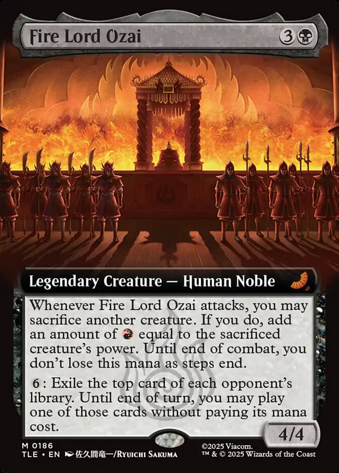 Fire Lord Ozai Extended Art 186/0 (Avatar: The Last Airbender: Eternal-Legal)  - Extended Art  | Good Games Adelaide SA