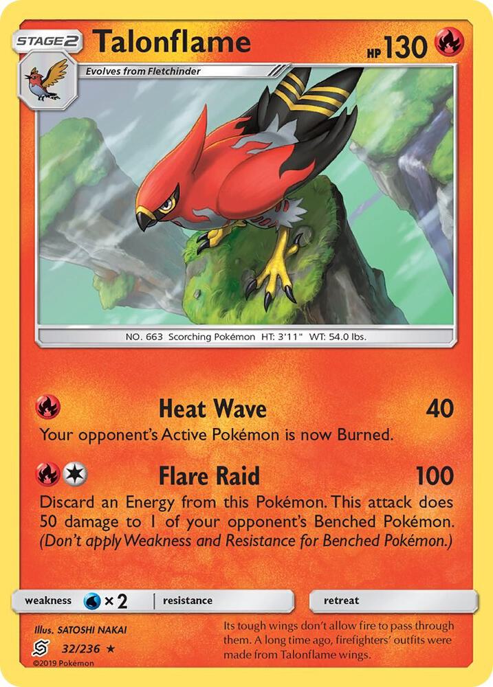 Talonflame 32/236 (SM - Unified Minds)  | Good Games Adelaide SA