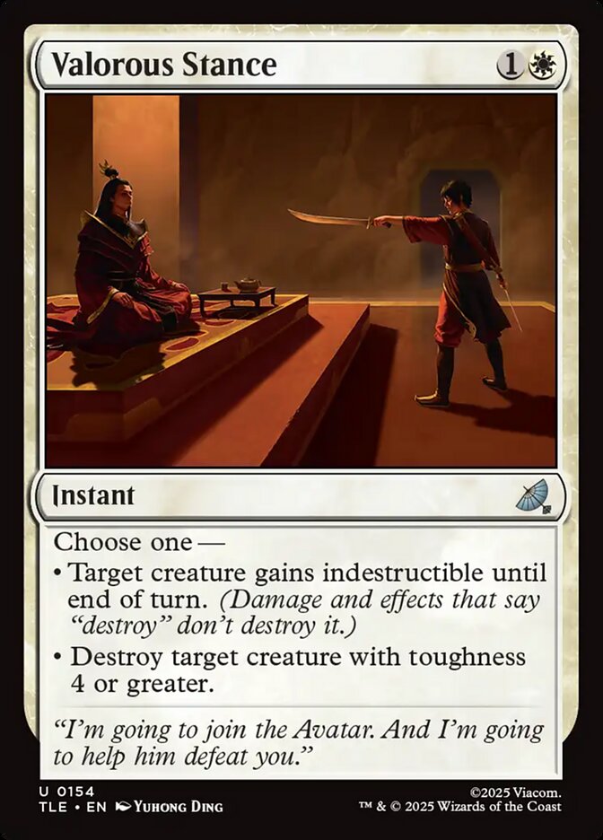 Valorous Stance 154 (Avatar: The Last Airbender: Eternal-Legal)  | Good Games Adelaide SA
