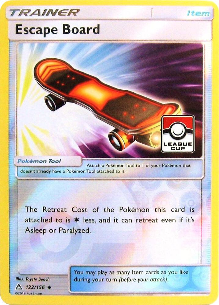 Escape Board 122 156 League Cup 122/156 (League & Championship Cards)  - Reverse Holofoil | Good Games Adelaide SA