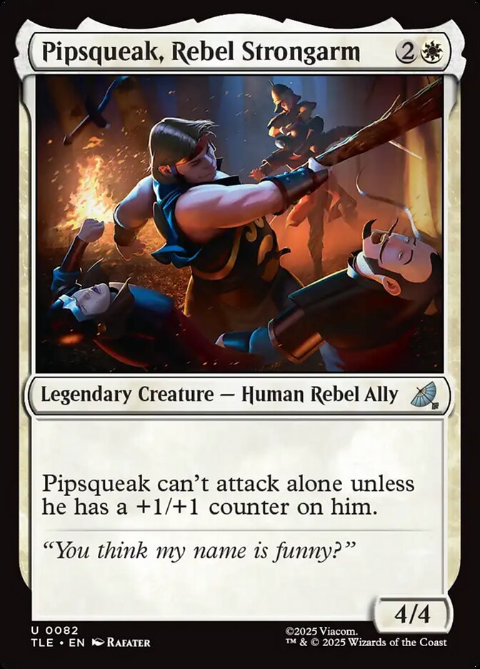 Pipsqueak, Rebel Strongarm 82 (Avatar: The Last Airbender: Eternal-Legal)  - Foil | Good Games Adelaide SA
