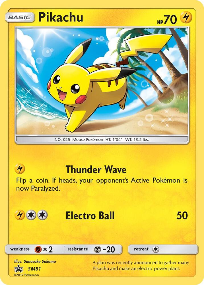 Pikachu SM81 (SM Promos)  - Holofoil | Good Games Adelaide SA