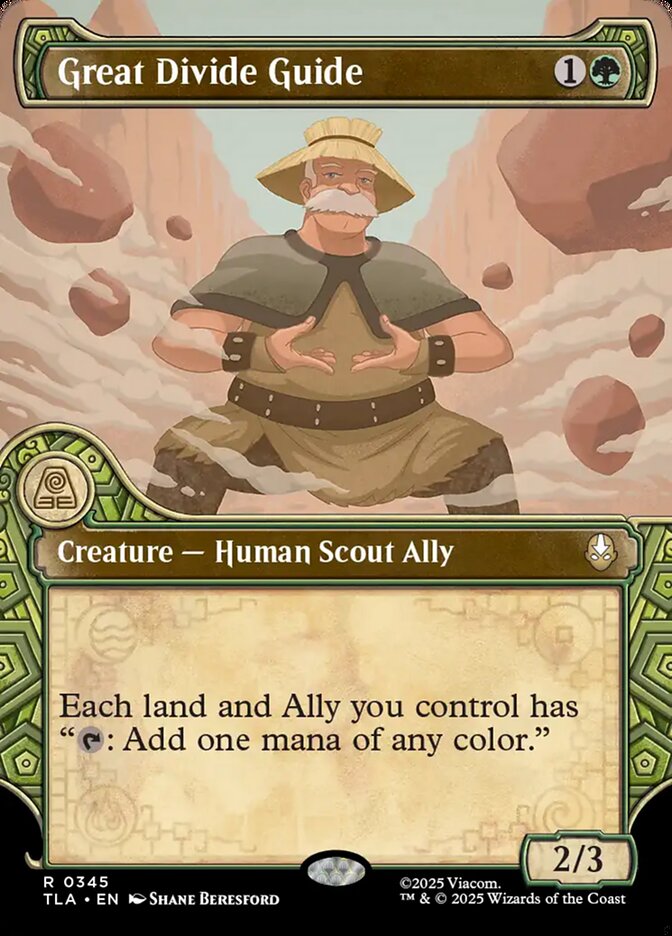 Great Divide Guide  345/286 (Avatar: The Last Airbender)  - Showcase Foil | Good Games Adelaide SA
