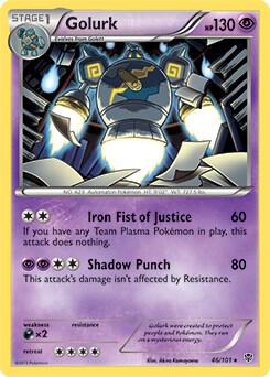 Golurk 46 101 BW Plasma Blast 046/101 (Deck Exclusives)  | Good Games Adelaide SA