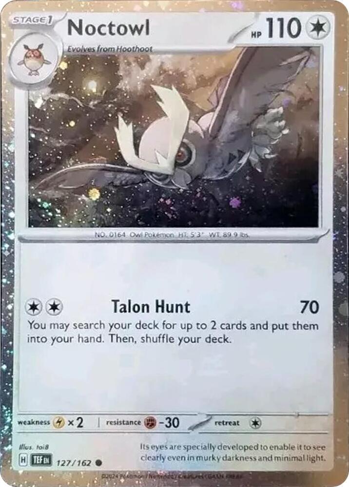 Noctowl 127/162 (Miscellaneous Cards & Products)  - Holofoil | Good Games Adelaide SA