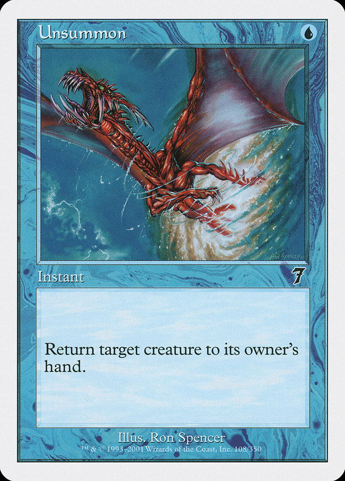 Unsummon 108 (7th Edition)  | Good Games Adelaide SA