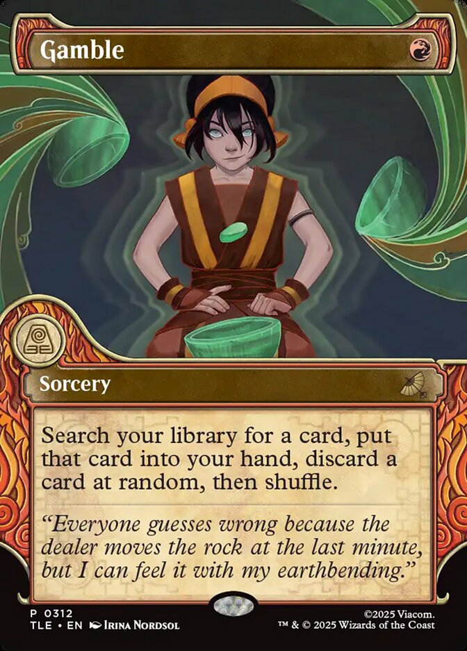 Gamble 312/0 (Avatar: The Last Airbender: Eternal-Legal)  - Showcase | Good Games Adelaide SA