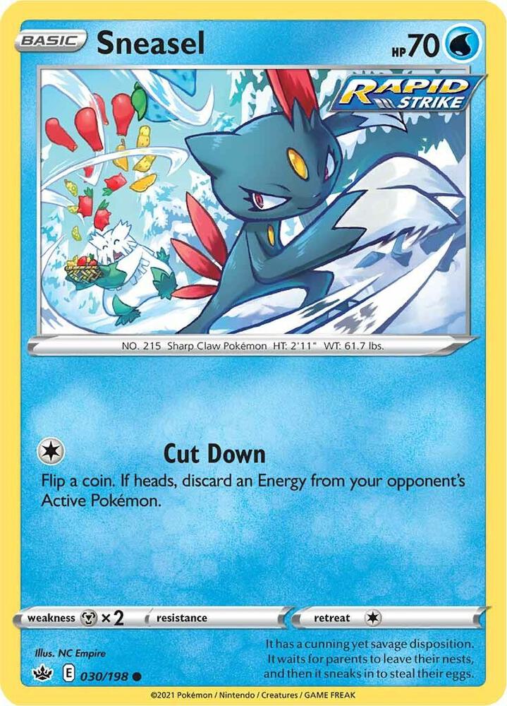 Sneasel 030/198 (SWSH06: Chilling Reign)  | Good Games Adelaide SA